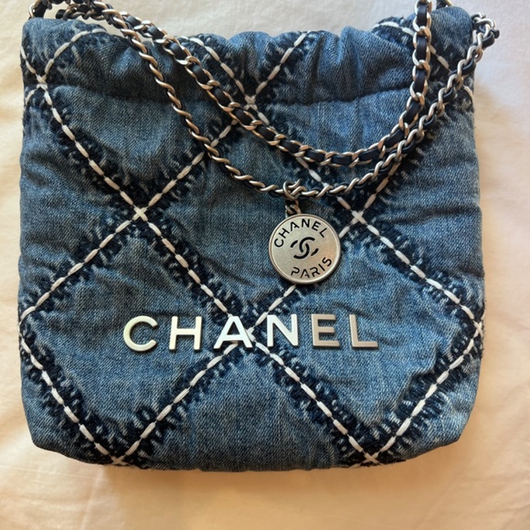 Chanel denim mini 22 - Picture 2 of 6